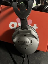 Koss UR-15/UR-18 collapsible over-ear headphones.