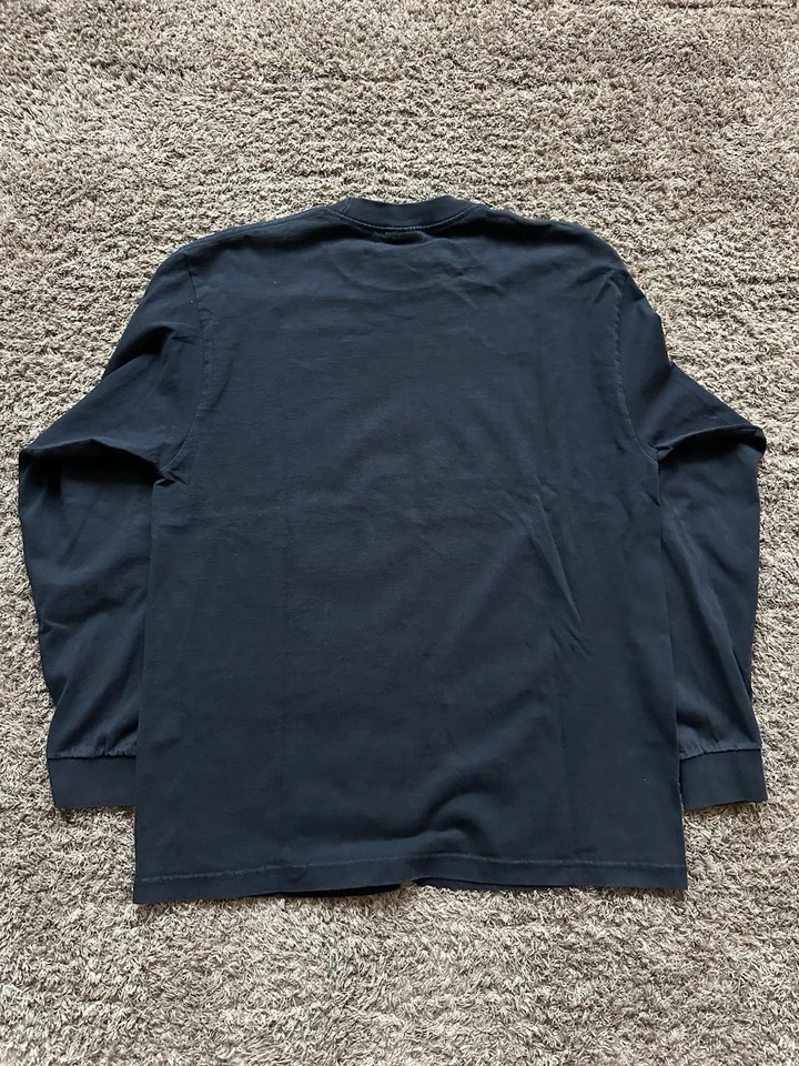 Camiseta De Colección Pro Club Peso Pesado Manga Larga en Blanco Adulto Grande Foto 3 de 4