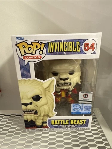 Funko Pop Comics Invincible - Battle Beast #54 Chalice Collectibles W/ Protector