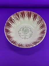 Scio Provencial Pink Rooster Bowl Red '50s Serving 7.5