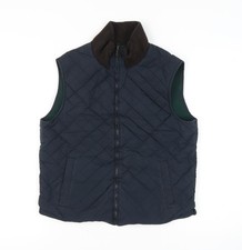 Morris Unisex Blue Quilted Waistcoat Size 20
