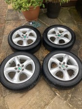 skoda fabia mk2 alloy wheels 195/55/R15