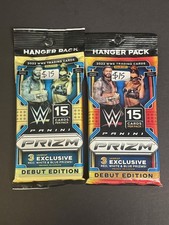 LOT x (2) 2022 PANINI PRIZM WWE WRESTLING FACTORY SEALED HANGER PACK PACKS