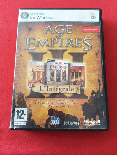 Age Of Empires III Edition Complete PC – CD-Rom Français – PAL – Rare