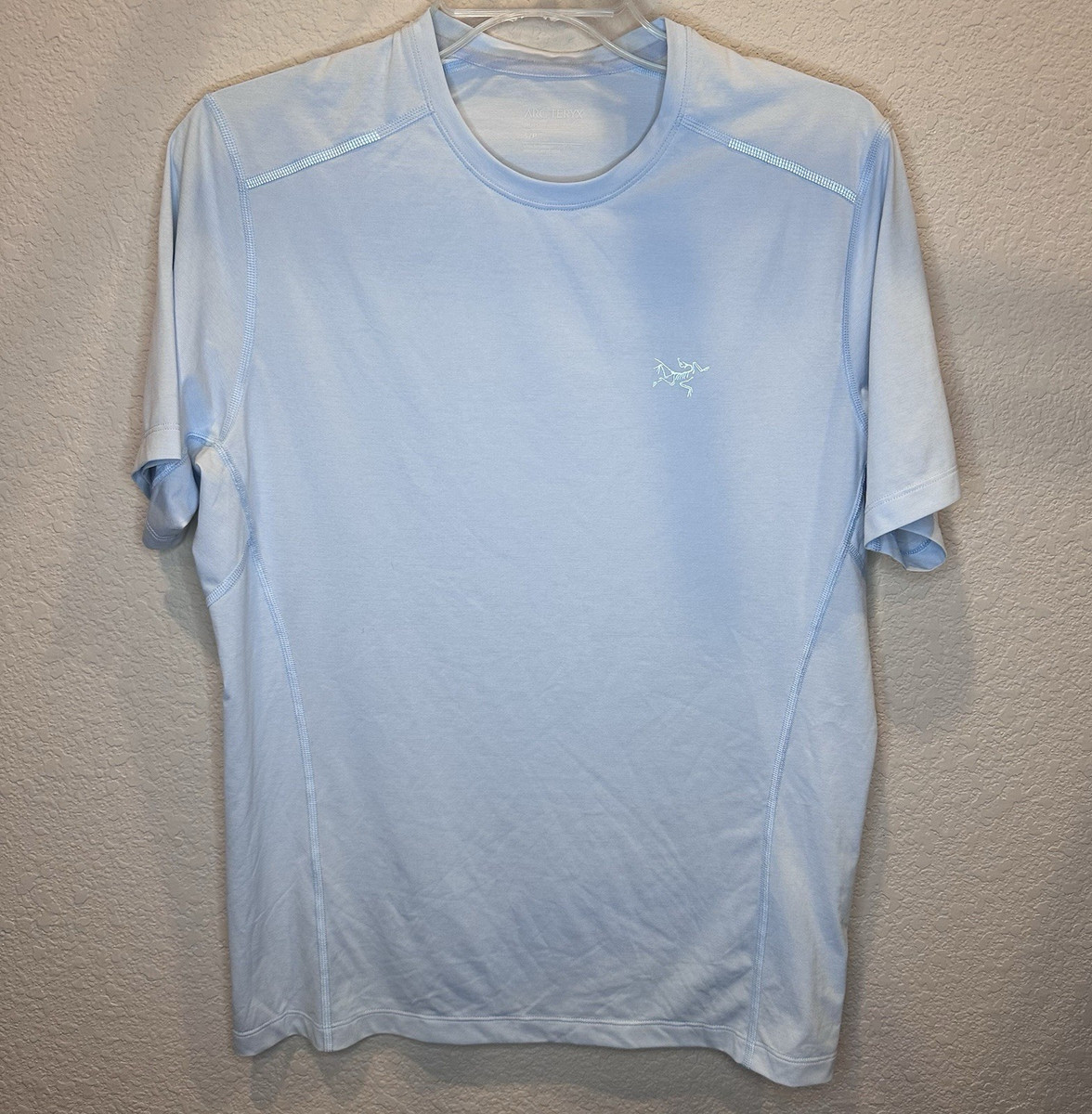 Arc'teryx Men's Small Alpine Blue Motus SL Crew SS Performance