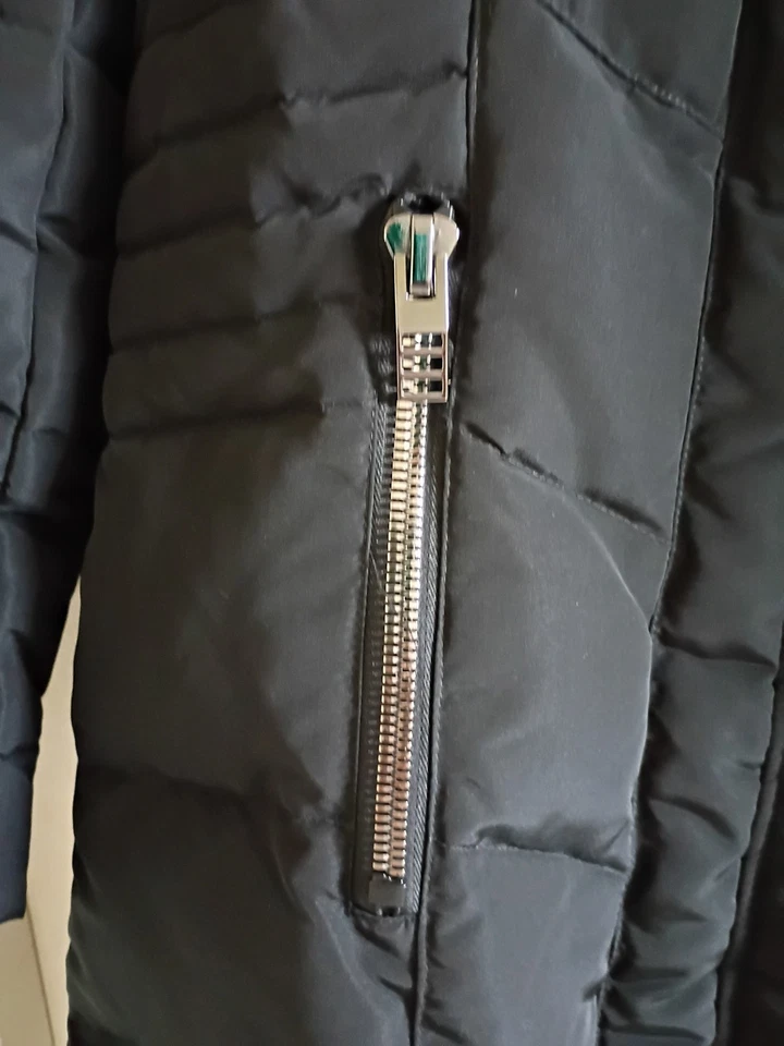 Long Kenneth Cole Winter Jacket. Feathers And Down. Long. Size Women's L - Image 3 of 4