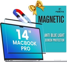 Magnetic Anti Blue Light Screen Protector Compatible with MacBook Pro 14 inch...