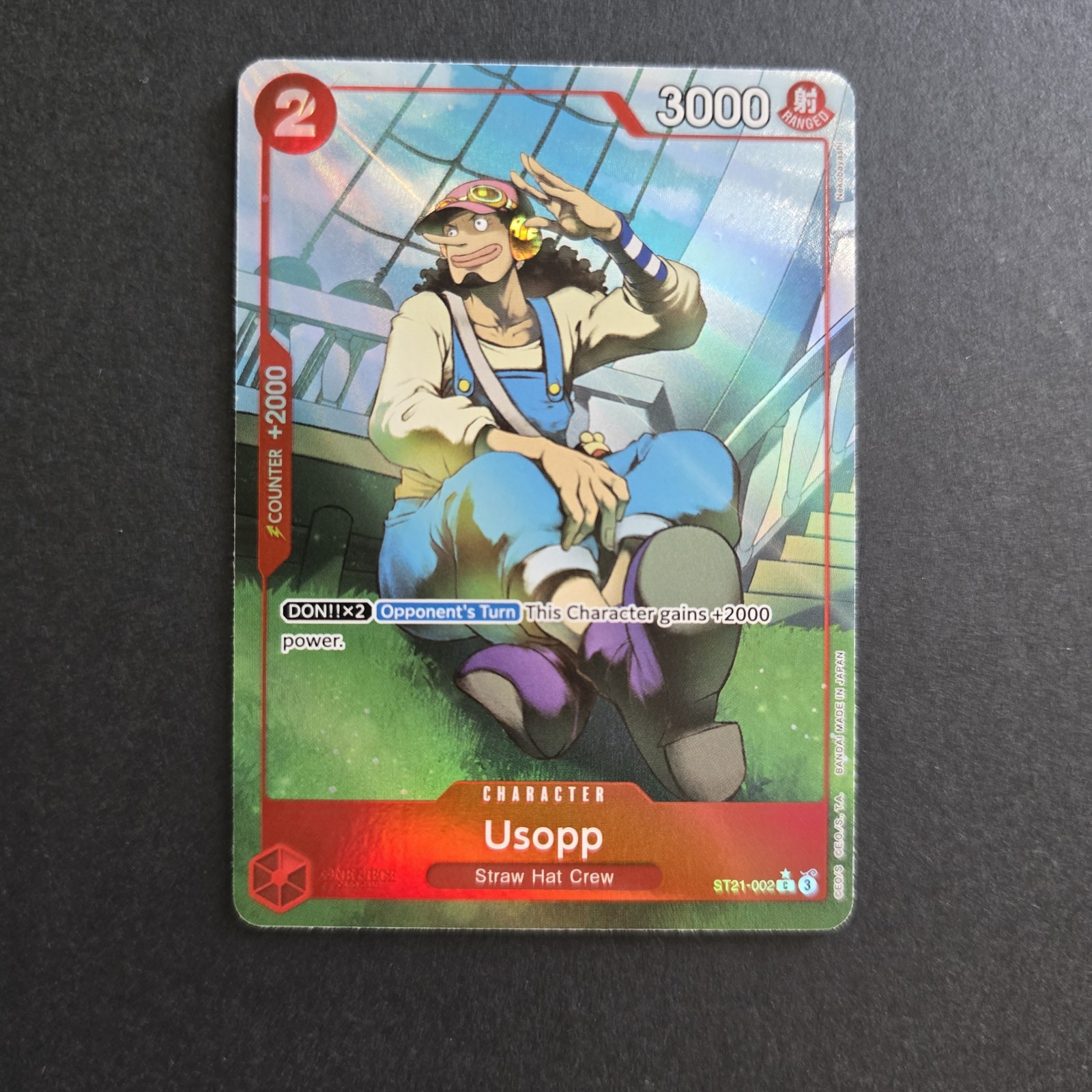 One Piece TCG - Usopp - Starter Deck EX: Gear 5 ST21-002 Foil Parallel