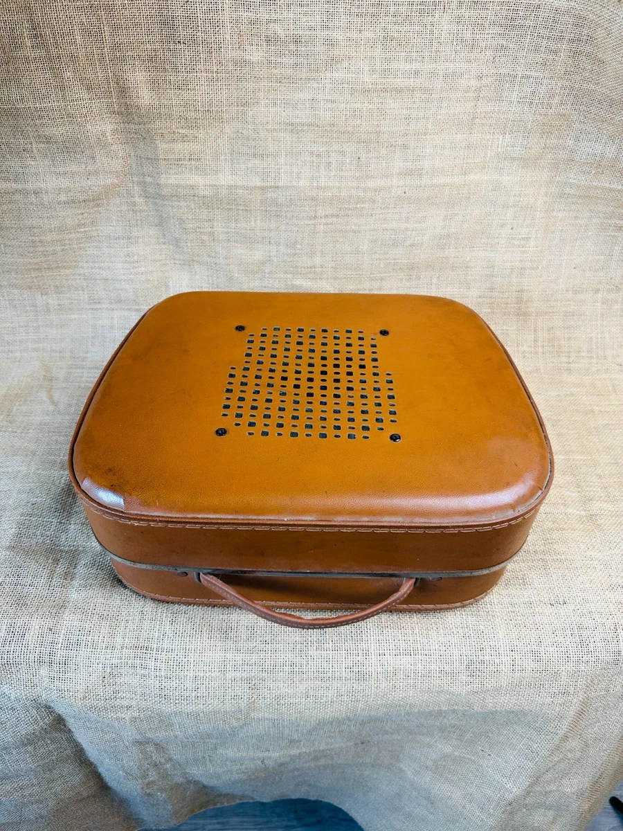 ÉLECTROPHONE TEPPAZ CLÉO 1968 TOURNE-DISQUE VALISE 4 VITESSES VINTAGE FRANCE