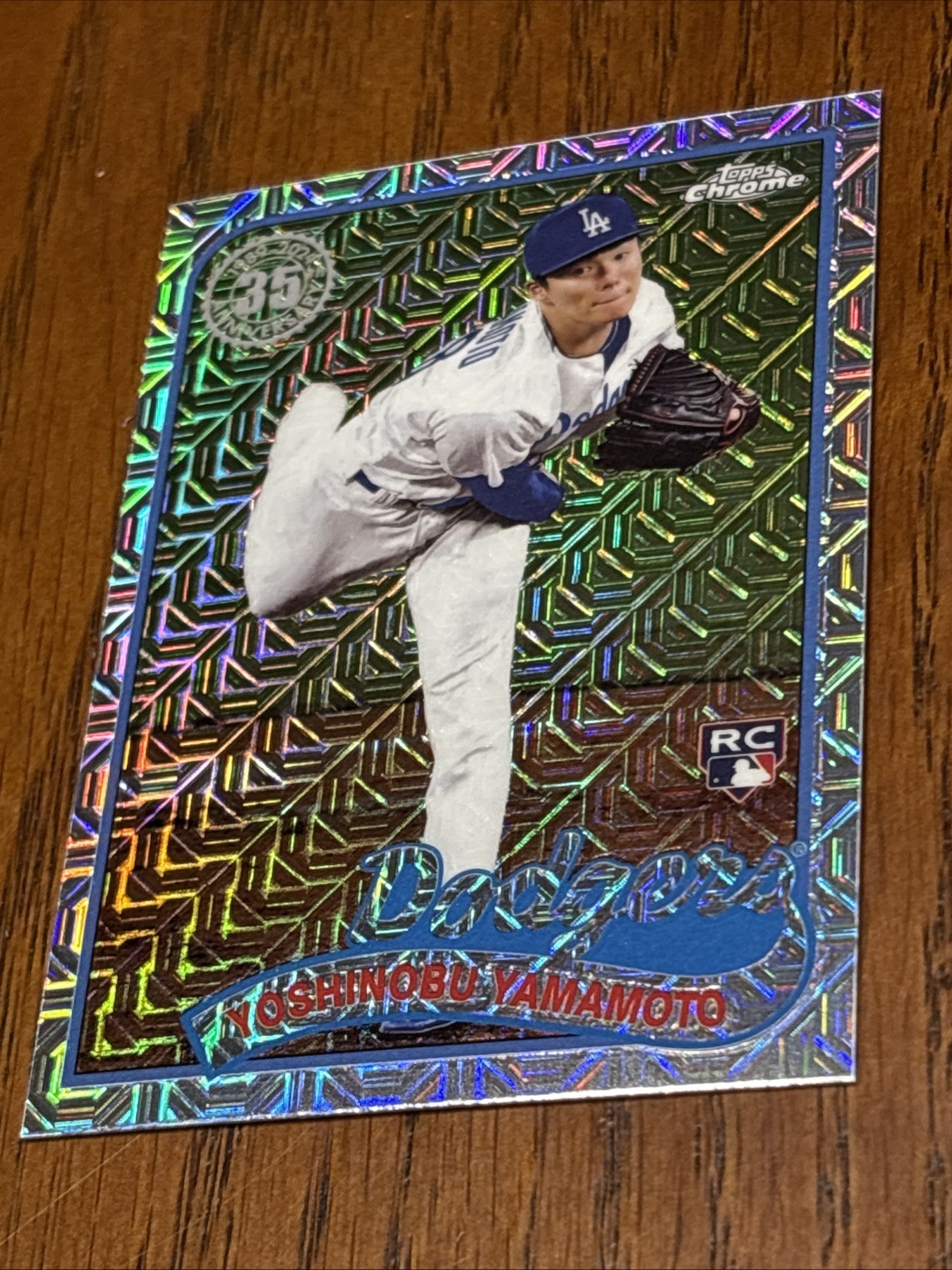 YOSHINOBU YAMAMOTO RC 2024 Topps Series 2 Silver Pack Mojo Refractor 🔥🔥🔥