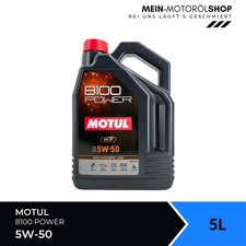 Motul 8100 Power 5W-50 API SP Ford WSS-M2C931-D Motoröl 5 Liter