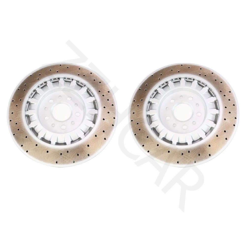 For 2014-2021 Maserati Ghibli Quattroporte Front Brake Rotors set of 2 670030935