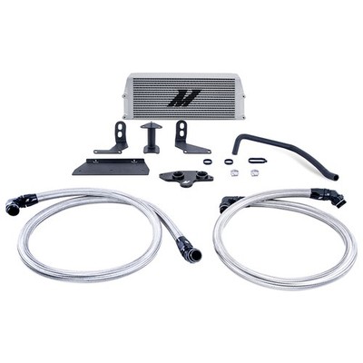 Mishimoto MMOC-F2D-11KSL Oil Cooler fits Ford 6.7L Powerstroke 2011-2019, Silver