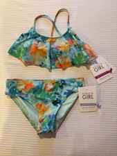 Athleta Girl Lumen Floral Bikini Top  Bottom NWT Size L/12