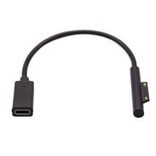 15V 3A USB-C Female PD Charger Power Adapter Cable For Surface Pro 6/5/4/3/Go