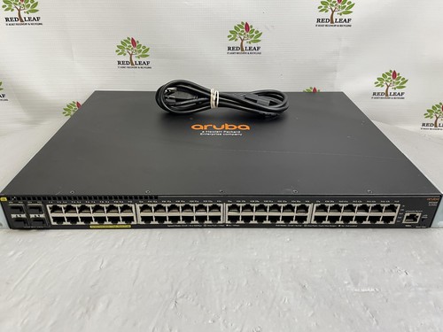 Conmutador administrado de 48 puertos HPE Aruba JL558A 2930F | 48G PoE+ 4SFP | - Imagen 2 de 14