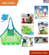 Mesh Extra Large Beach Bags and Totes - Holds Toys, Towels, Sand Away - For C...