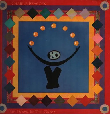 Charlie Peacock Lie Down In The Grass INSERT exit records Vinyl LP