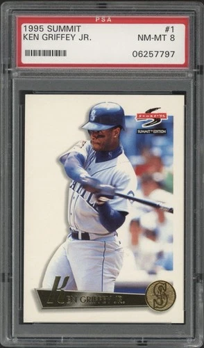 1995 Summit Ken Griffey Jr. #1 PSA 8 NM-MT HOF Seattle Mariners
