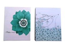 Photo Album Pack of 2, Each Album Holds Up to 200 4x6 Photos, Deer  Flower NEW