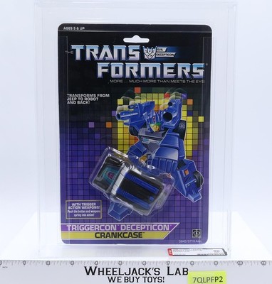 Crankcase AFA GRADED 80 75/90/90 G1 Transformers 1988 Hasbro NEW SEALED
