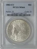 1883 CC Carson City PCGS MS64 - Silver Morgan Dollar $1 US Coin