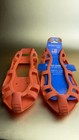 STABILicers Orange Studded Snow Shoe Covers for Ice Walking, Reusable Cleats