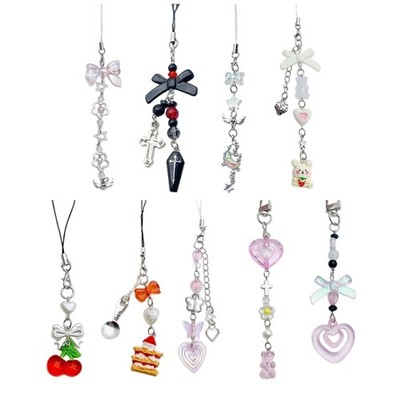 Keychain Pendant Handmade Phone Lanyard Unique Accessory for Fashion Outfit