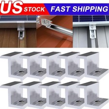 10X Solar Panel End Clamp End Clamp High C-orrosion Resistance Strong Toughness  