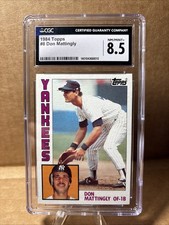 1984 Topps #8 Don Mattingly RC Rookie - Scarce MLB Card - CSG 8 NM/Mint. rookie card picture