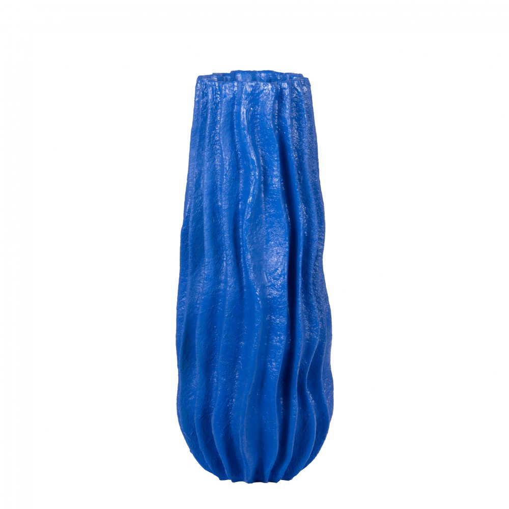 Vase Vaga majorelle en résine de prestige, l'excellence du design grand format
