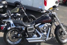 Harley Davidson FXDL 1690 lowrider black with red Late 2015, Vance & Hines