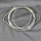 Vintage PYREX Clear Glass Tab Handle LID ONLY #470-C Replacement Part