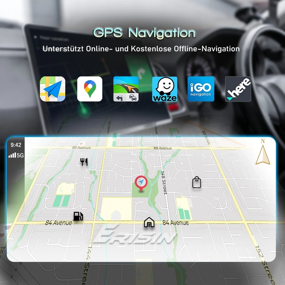 7“ 64GB DAB+Android 14 Autoradio GPS Opel Corsa C/D Astra H Zafira Meriva Vivaro - Bild 4 von 4