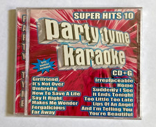 New Sealed PARTY TYME KARAOKE : Super Hits 10 w/Booklet 2007 CD G