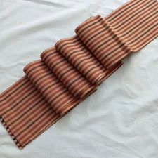 Striped Half-Width Obi 320cm Unspecified Material