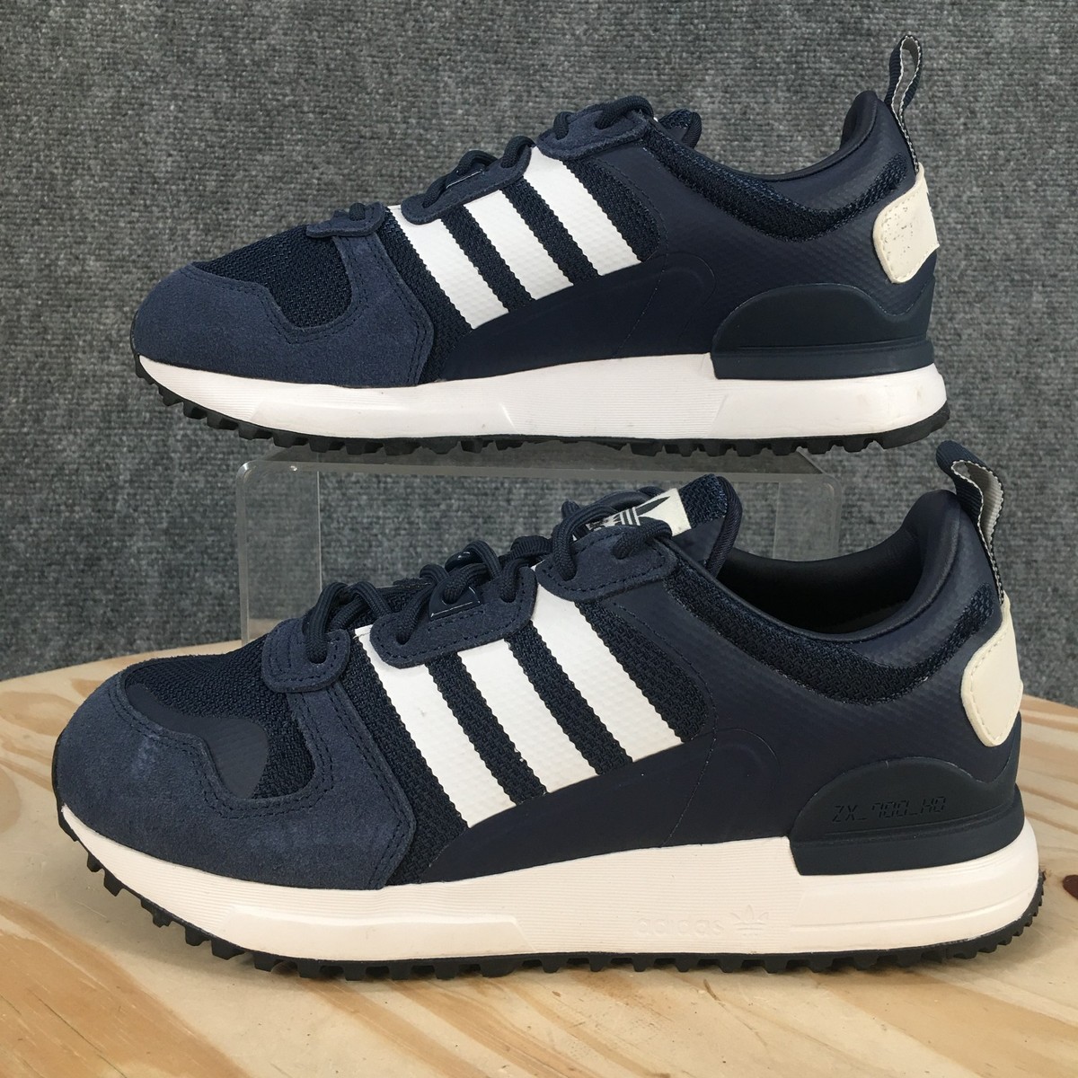Adidas Sneakers Mens 6.5 Blue ZX 700 HD Trainers Shoes Suede Low