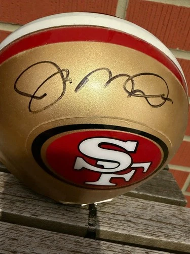 Joe Montana signed San Francisco 49ers Mini Helmet Levi’s Stadium Event 2016