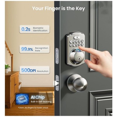 Electronic Keypad Deadbolt Lock - Easy Install, Anti-Peeping