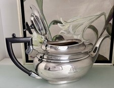 Teekanne Art Deco Schottland antik Silberauflage Glasgow 1911- 1930 Monogramm M