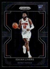 2021 Panini Prizm #296 Isaiah Livers Rookie  Detroit Pistons