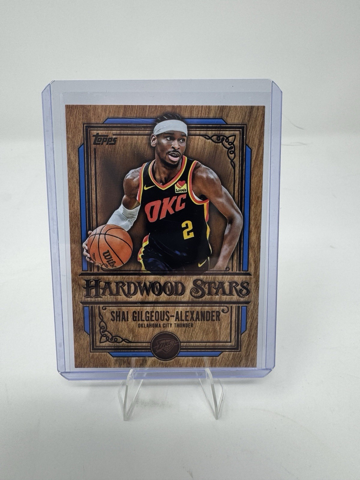 2025-26 Topps Shai Gilgeous-Alexander Hardwood Stars HS-6 SSP Case Hit Thunder