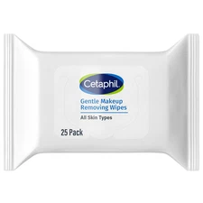 Cetaphil Gentle Makeup Removing Face Wipes 25-Ct Fragrance & Alcohol Free
