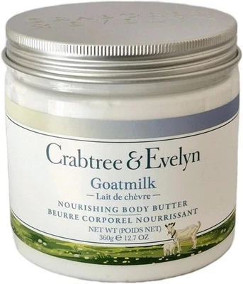 CRABTREE & EVELYN Crabtree and Evelyn Goatmilk - Nourishing Body Butter 360g - New