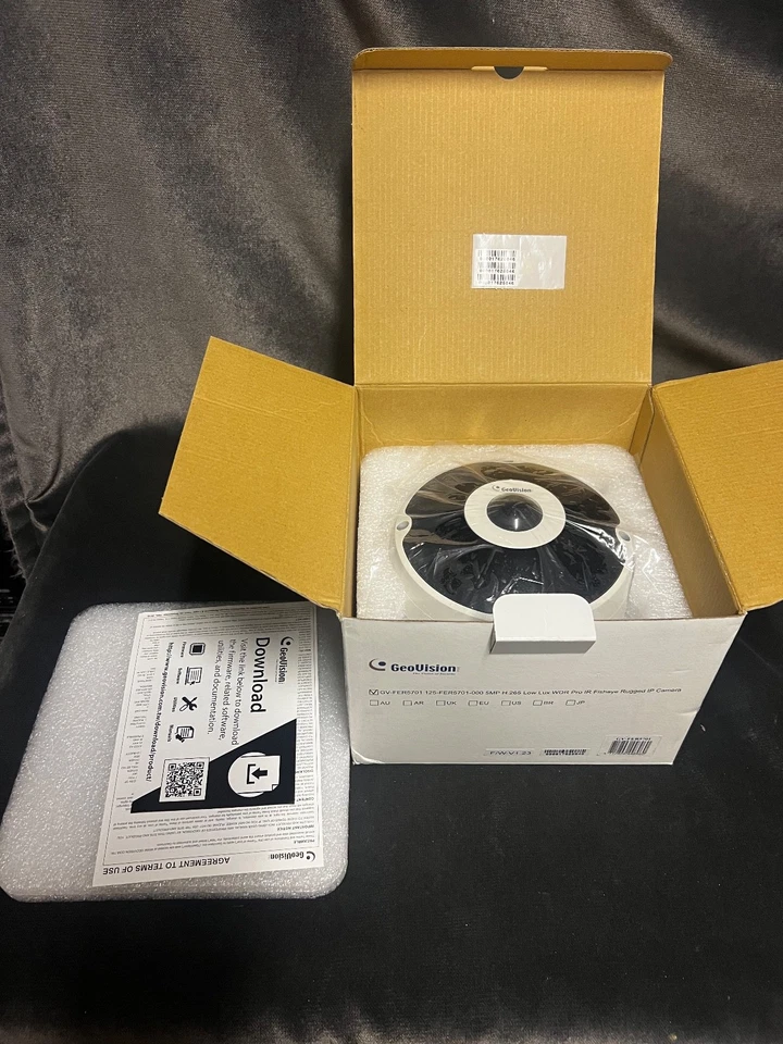 Geovision GV-FER5701 Fisheye Rugged Camera 5MP 1.05mm WDR IR 125-FER5701-000 - Image 3 of 3