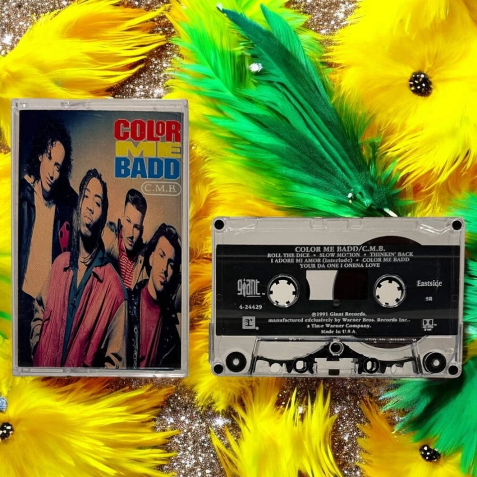 •COLOR ME BADD - C.M.B.• ~1991 OG PRESSING~ (CASSETTE TAPE) (2) - Image 3 of 4