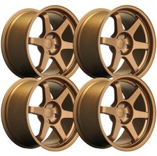 Set-4 9six9 9001 19x8.5 5x112 Matte Bronze 35mm Wheels Rims 19 Inch