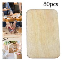 80 X Unlackierte HolzstüCke, Ausschnitte, Blanko, Holzscheiben, AnhäNger,