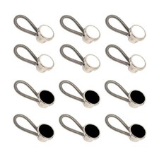 12Pcs, Collar Extenders,Neck Extender Button Invisible for Men Shirts Suits Trou
