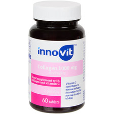 Innovit Collagen 1000 mg | Anti-Aging | mit Vitamin C | 60 Tabletten